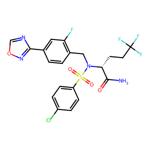 (R)-2-((4-Chloro-N-(2-Fluoro-4-(1,2,4-Oxadiazol-3-Yl)Benzyl)Phenyl)Sulfonamido)-5,5,5-Trifluoropen…