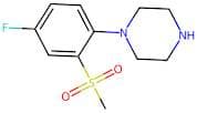 1-[4-Fluoro-2-(methylsulphonyl)phenyl]piperazine