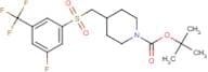 tert-Butyl 4-{[3-fluoro-5-(trifluoromethyl)benzenesulfonyl]methyl}piperidine-1-carboxylate