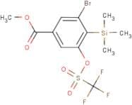 Methyl 3-bromo-5-(((trifluoromethyl)sulfonyl)oxy)-4-(trimethylsilyl)benzoate