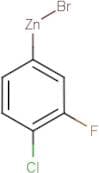 4-Chloro-3-fluorophenylzinc bromide