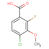 4-Chloro-2-fluoro-3-methoxybenzoic acid