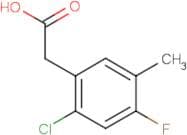 2-Chloro-4-fluoro-5-methylphenylacetic acid