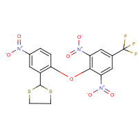 2-{2-[2,6-dinitro-4-(trifluoromethyl)phenoxy]-5-nitrophenyl}-1,3-dithiolane