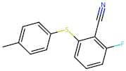 2-Fluoro-6-[(4-methylphenyl)sulphanyl]benzonitrile