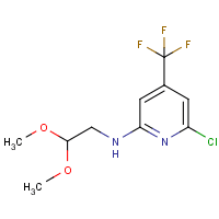 6-Chloro-2-(2,2-dimethoxy)ethylamino-4-(trifluoromethyl)pyridine