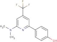 4-[6-Dimethylamino-4-(trifluoromethyl)pyridin-2-yl]phenol