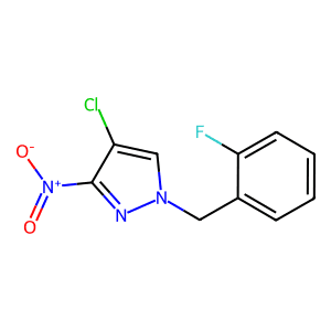 4-Chloro-1-(2-fluorobenzyl)-3-nitro-1H-pyrazole