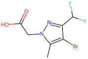 [4-Bromo-3-(difluoromethyl)-5-methyl-1H-pyrazol-1-yl]acetic acid