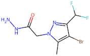 2-[4-Bromo-3-(difluoromethyl)-5-methyl-1H-pyrazol-1-yl]acetohydrazide