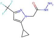 2-[5-Cyclopropyl-3-(trifluoromethyl)-1H-pyrazol-1-yl]acetohydrazide