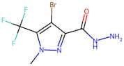 4-Bromo-1-methyl-5-(trifluoromethyl)-1H-pyrazole-3-carbohydrazide