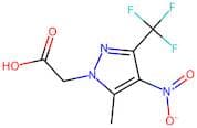 [5-Methyl-4-nitro-3-(trifluoromethyl)-1H-pyrazol-1-yl]acetic acid