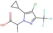 2-[4-Chloro-5-cyclopropyl-3-(trifluoromethyl)-1H-pyrazol-1-yl]propanoic acid