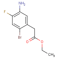 Ethyl 2-(5-amino-2-bromo-4-fluorophenyl)acetate