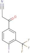 4-Iodo-3-(trifluoromethyl)benzoylacetonitrile