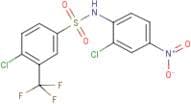 4-Chloro-N-(2-chloro-4-nitrophenyl)-3-(trifluoromethyl)benzenesulphonamide