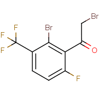 2-Bromo-6-fluoro-3-(trifluoromethyl)phenacyl bromide