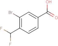 3-Bromo-4-(difluoromethyl)benzoic acid
