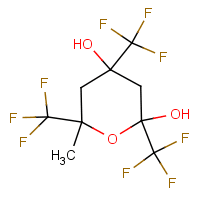 6-Methyl-2,4,6-tris(trifluoromethyl)tetrahydro-2H-pyran-2,4-diol