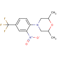 2,6-Dimethyl-4-[2-nitro-4-(trifluoromethyl)phenyl]morpholine