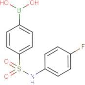 4-[N-(4-Fluorophenyl)sulphamoyl]benzeneboronic acid