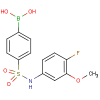 4-[N-(4-Fluoro-3-methoxyphenyl)sulphamoyl]benzeneboronic acid