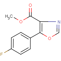 Methyl 5-(4-fluorophenyl)-1,3-oxazole-4-carboxylate