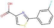 2-(3-Fluorophenyl)-1,3-thiazole-4-carboxylic acid