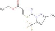 Ethyl 2-[3-methyl-5-(trifluoromethyl)-1H-pyrazol-1-yl]-1,3-thiazole-4-carboxylate