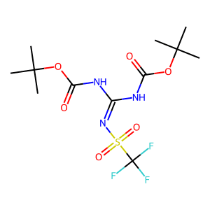 2-[(Trifluoromethyl)sulphonyl]guanidine, 1,3-Bis-BOC protected