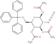 1,3,4-Tri-O-acetyl-2-azido-2-deoxy-6-O-trityl-?-D-glucopyranose