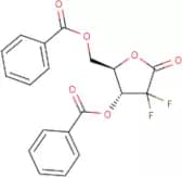 3,5-Di-O-benzoyl-2-deoxy-2,2-difluoro-D- threo-pentonic acid γ-lactone