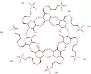 Sulfobutylated β-cyclodextrin sodium salt (DS~4)