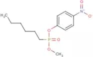 Methyl 4-nitrophenyl hexylphosphonate