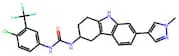 1-(4-chloro-3-(trifluoromethyl)phenyl)-3-(7-(1-methyl-1H-pyrazol-4-yl)-2,3,4,9-tetrahydro-1H-carba…