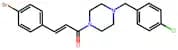 (E)-3-(4-Bromophenyl)-1-(4-(4-Chlorobenzyl)Piperazin-1-Yl)Prop-2-En-1-One