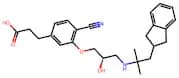 (R)-3-(4-Cyano-3-(3-((1-(2,3-Dihydro-1H-Inden-2-Yl)-2-Methylpropan-2-Yl)Amino)-2-Hydroxypropoxy)Ph…