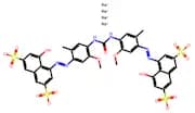 Sodium 5,5'-(((Carbonylbis(Azanediyl))Bis(5-Methoxy-2-Methyl-4,1-Phenylene))Bis(Diazene-2,1-Diyl))…