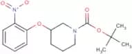 3-(2-Nitrophenoxy)piperidine, N1-BOC protected