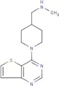 N-Methyl-1-[1-(thieno[3,2-d]pyrimidin-4-yl)piperidin-4-yl]methylamine