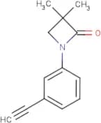 3,3-Dimethyl-1-(3-ethynylphenyl)azetidin-2-one
