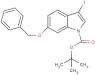 6-Benzyloxy-3-iodo-1H-indole, N-BOC protected