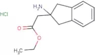 Ethyl 2-(2-amino-2,3-dihydro-1H-inden-2-yl)acetate hydrochloride