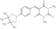 1,3-Dimethyl-5-[4-(4,4,5,5-tetramethyl-[1,3,2]dioxaborolan-2-yl)-benzylidene]-pyrimidine-2,4,6-tri…