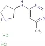 6-Methyl-N-[(3S)-pyrrolidin-3-yl]pyrimidin-4-amine dihydrochloride