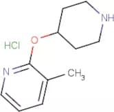 3-Methyl-2-(piperidin-4-yloxy)pyridine hydrochloride
