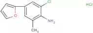 2-Chloro-4-(furan-2-yl)-6-methylaniline hydrochloride