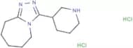 3-Piperidin-3-yl-6,7,8,9-tetrahydro-5H-[1,2,4]triazolo[4,3-a]azepine dihydrochloride