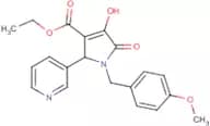 1-(4-Methoxybenzyl)-3-hydroxy-4-ethoxycarbonyl-5-(3-pyridyl)-3-pyrrolin-2-one